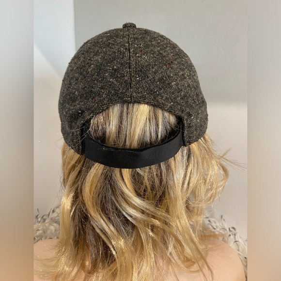 Timberland Tweed Adjustable Gray Baseball Hat Cap Patch Logo - Picture 4 of 10
